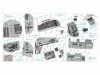 Quinta Studio QDS-48561 Boeing B-17G 3D-Printed & coloured Interior on decal paper (HK models) (small version) 1/48